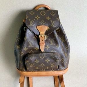 Authentic Louis Vuitton Montsouris Mini Backpack